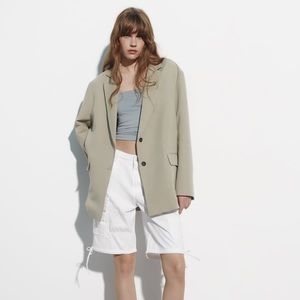 ZARA VENTED OVERSIZED BLAZER